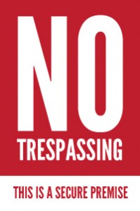 new hampshire no trespassing red