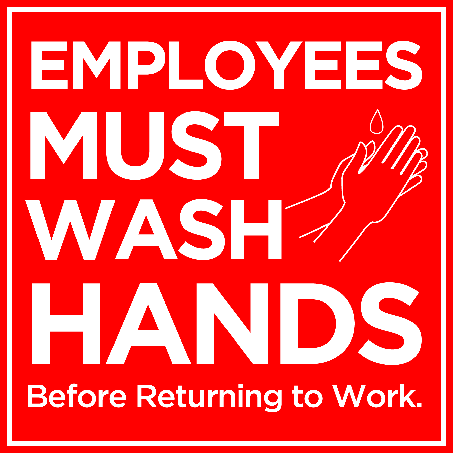 Generic handwashing sign 12