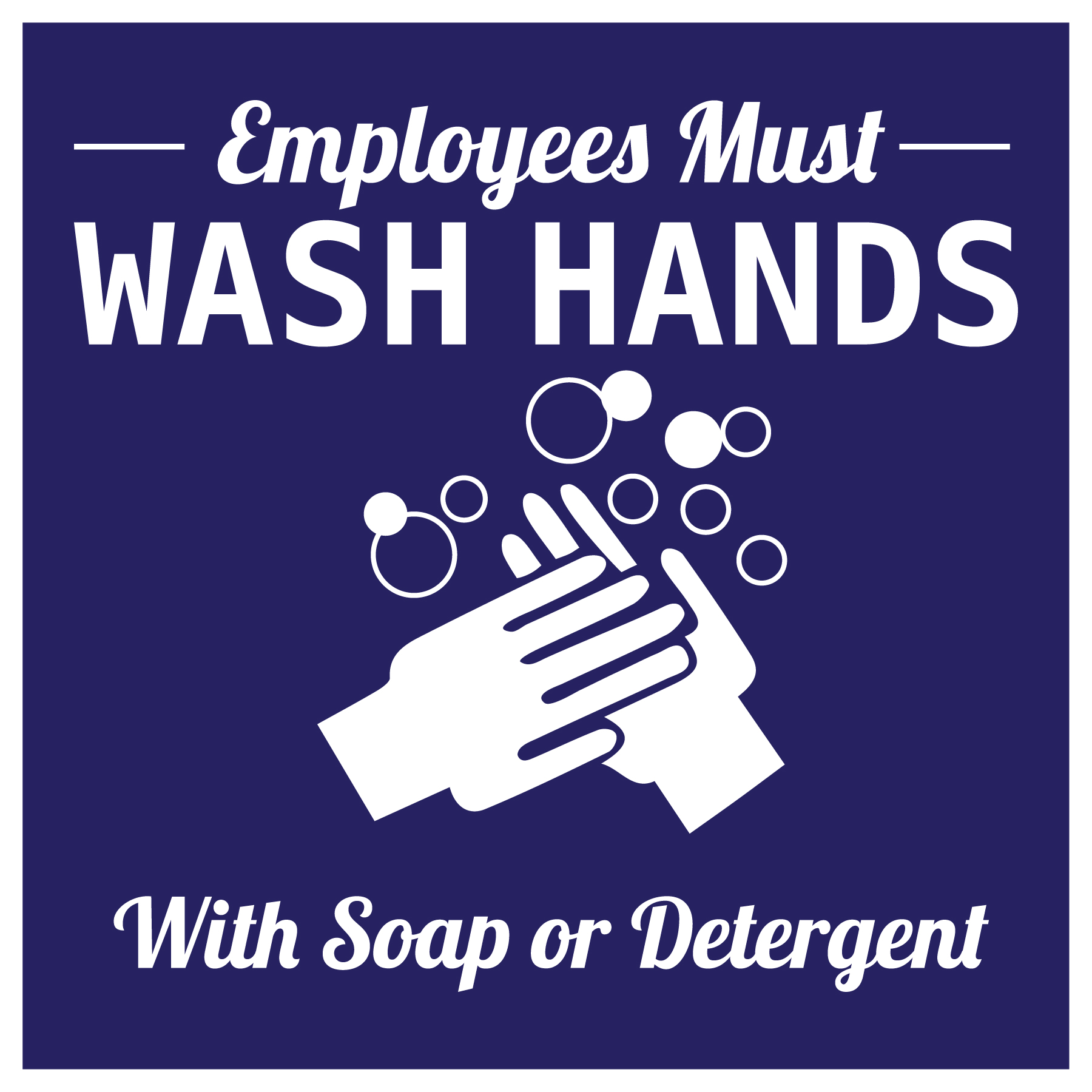 Generic handwashing sign 8