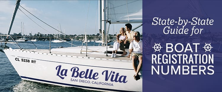 State Guide On Boat Registration Number Requirements