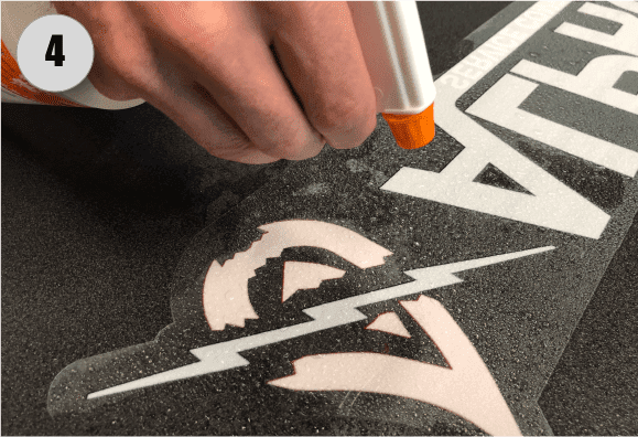 Wet decal instal - step 4