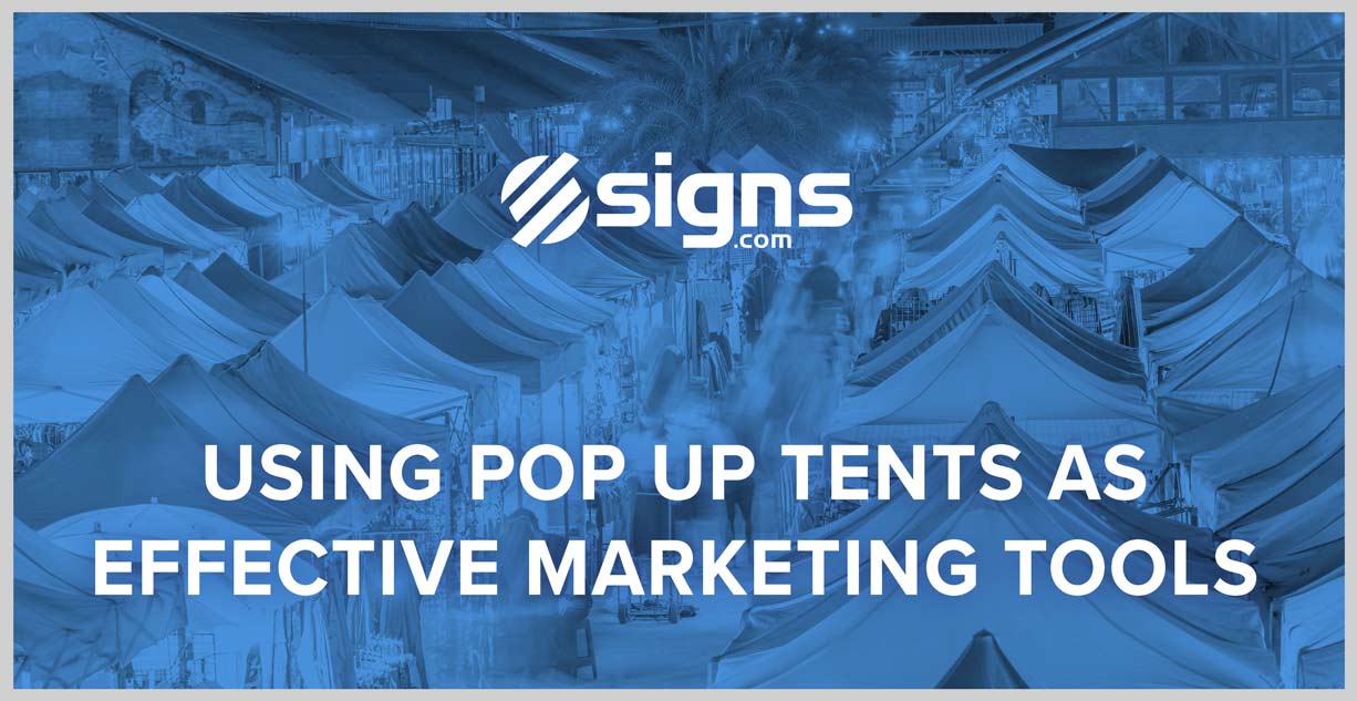 Using Pop Up Tents as Effective Marketing Tools