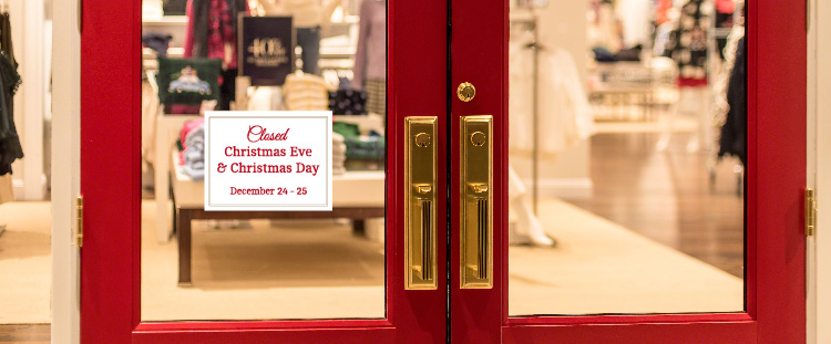 Free Closed for Christmas Sign Templates for Small Business Owners