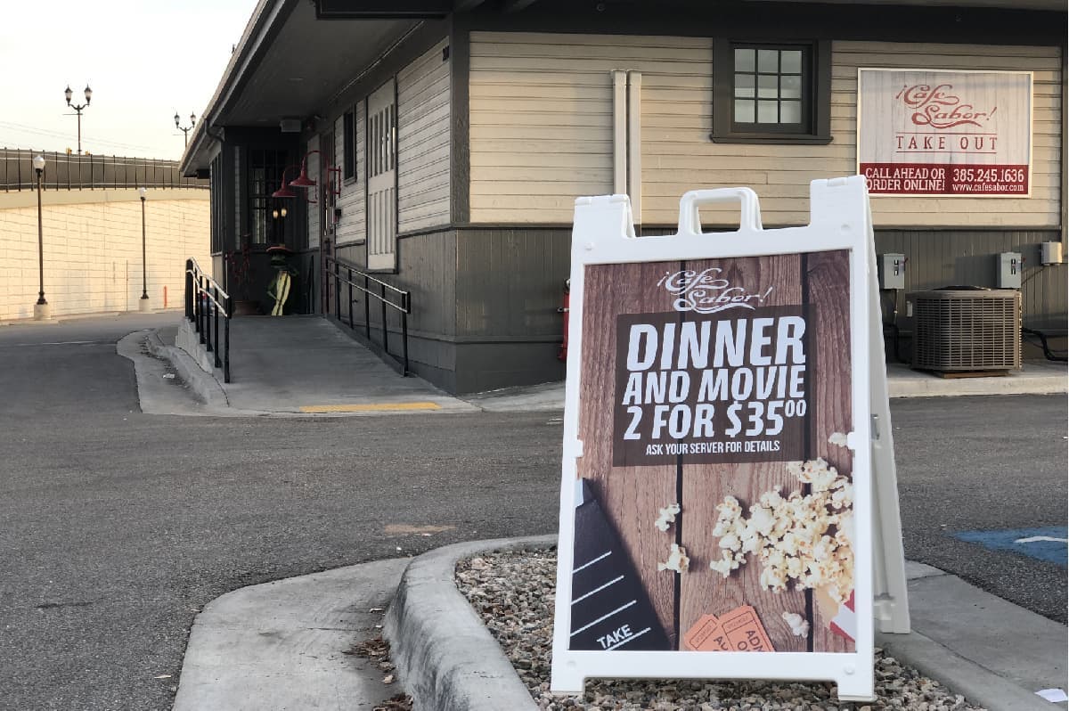 Advertising with A-Frame Signs