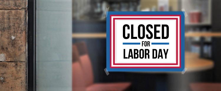 Free Closed for Labor Day Signs