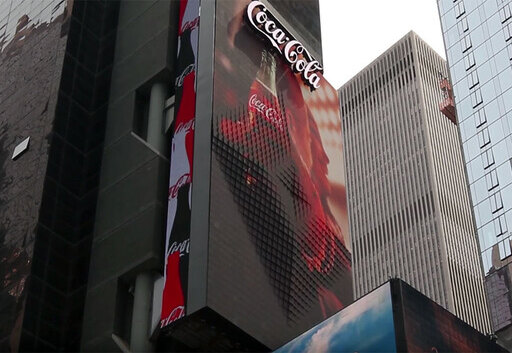 Coca-Cola Robotic LED Billboard