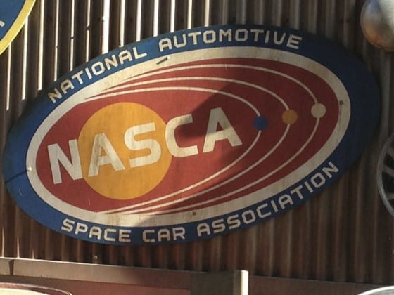 custom nasca banner carsland disneyland