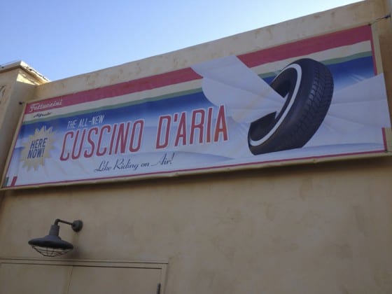 banner at guido's tires disneyland