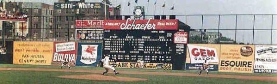 Schaefer Beer Scoreboard