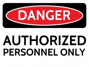 authorized personnel only