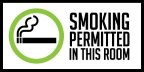 south dakota smoking permitted sign