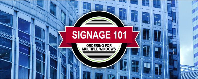 Multiple Window Decal Header