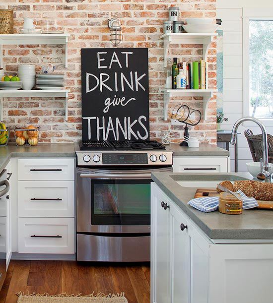 canvas in kitchen