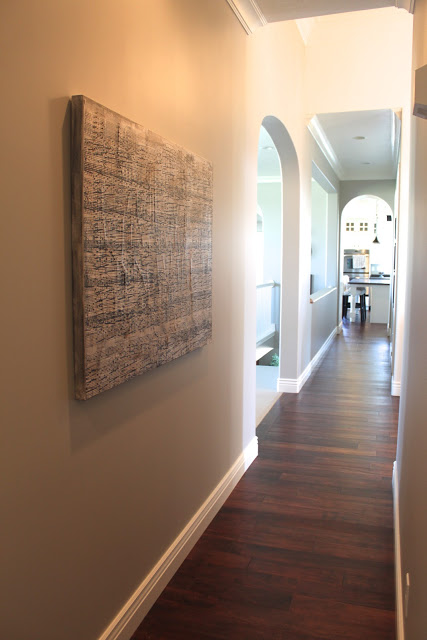 canvas in large hallway