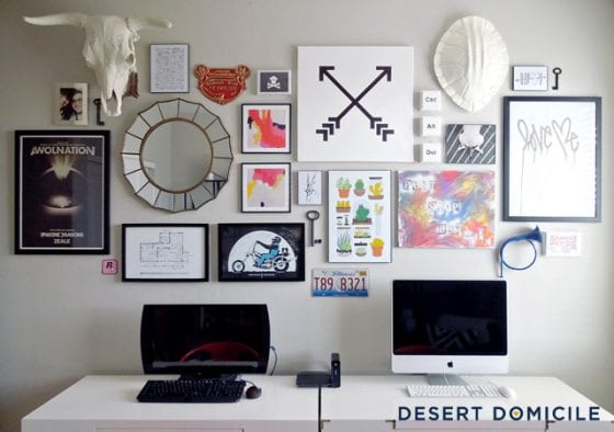 office gallery wall
