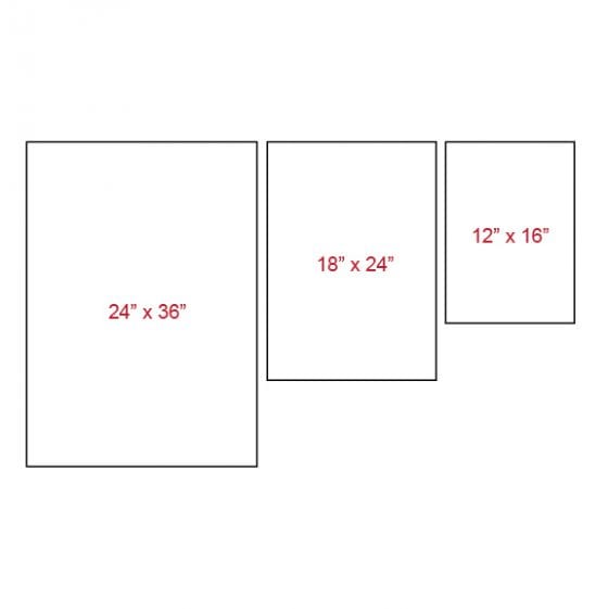 Asymmetrical canvas layout
