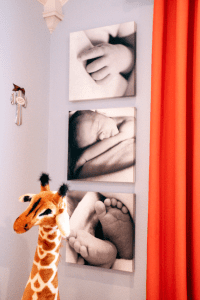 inspirational canvas display
