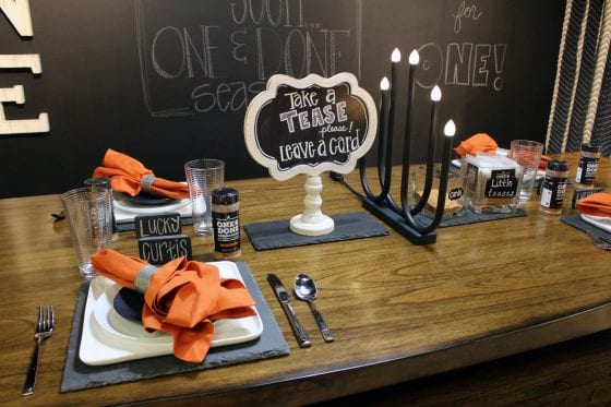 one and done seasoning table display