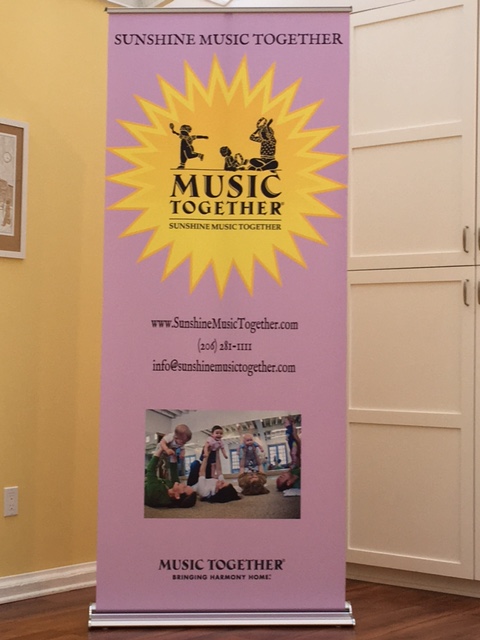 Sunshine Music Retractable Banner