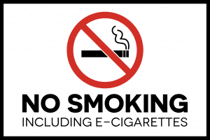 Alabama no vaping sign template 