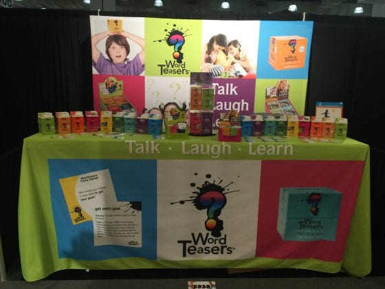 WordTeasers trade show booth