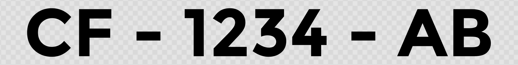 California registration number 3