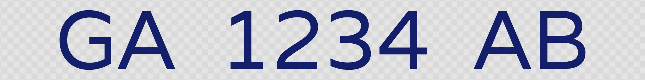 Georgia boat registration number 1