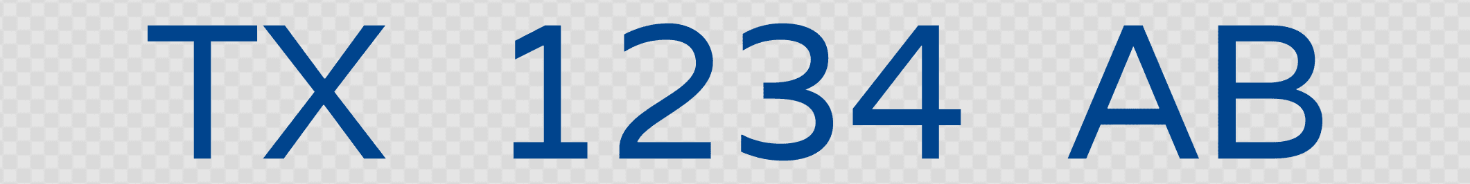 Texas boat registration number 1