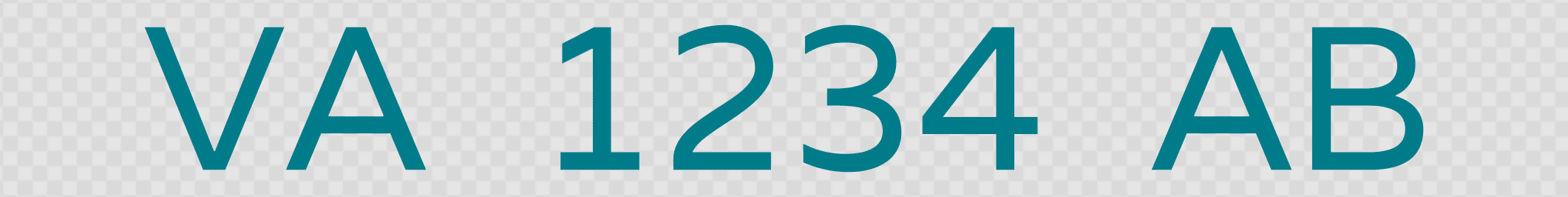 Virginia boat registration number 1