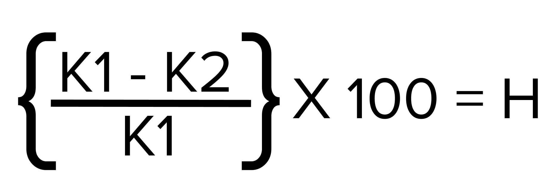 Formula for light reflectance value