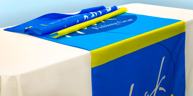 Table Runner Logo on All Sides